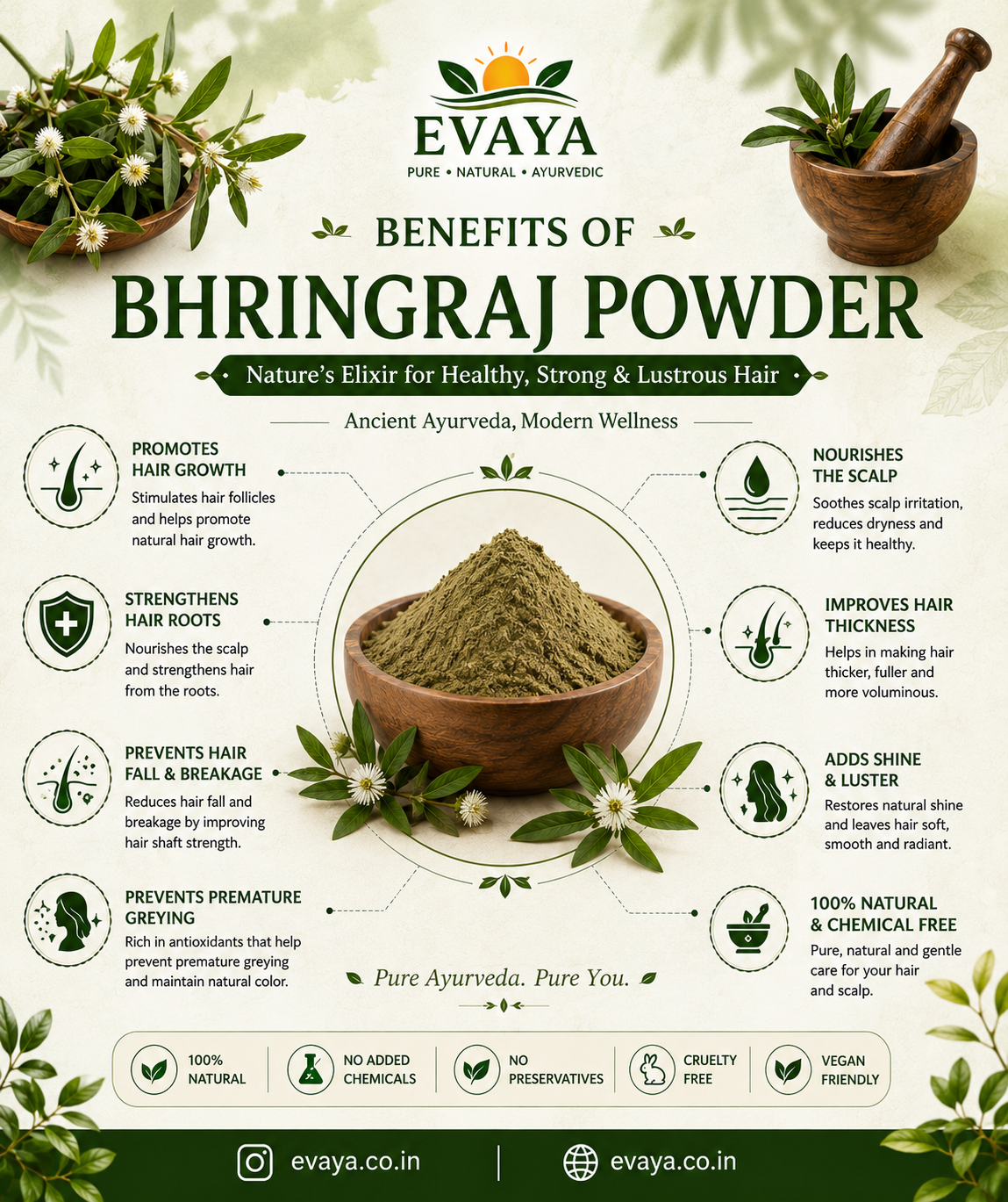 EVAYA Bhringraj Powder