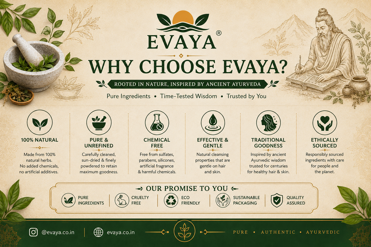 EVAYA Reetha Powder(350gm)